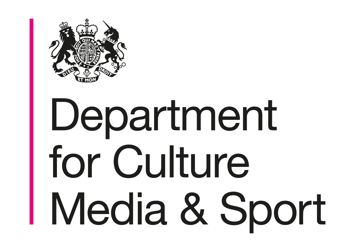 Logo for the Department for Culture, Media and Sport